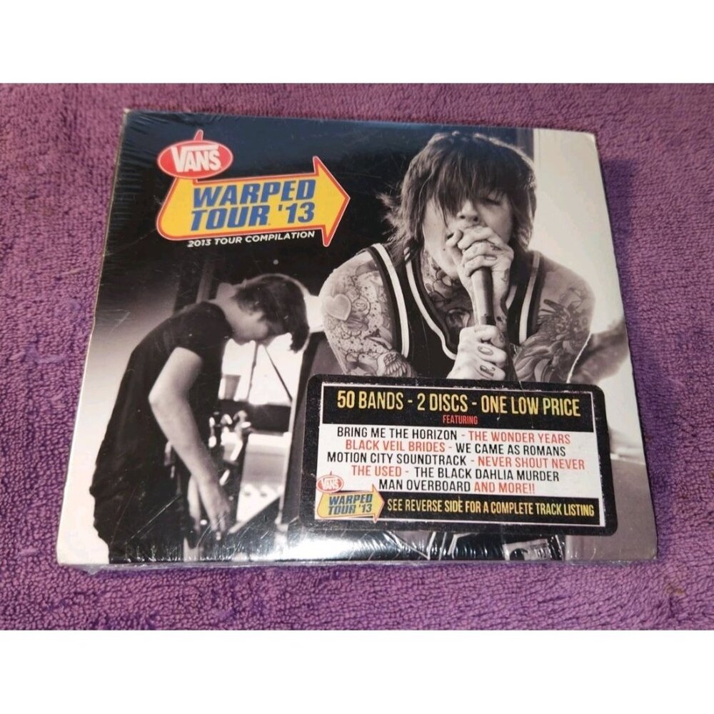 2014  Vans Warped Tour Compilation by Various Artists sealed cd memphis may fire